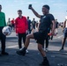 USS Ronald Reagan (CVN 76) holds a steel beach picnic during 20th anniversary of ship’s commissioning