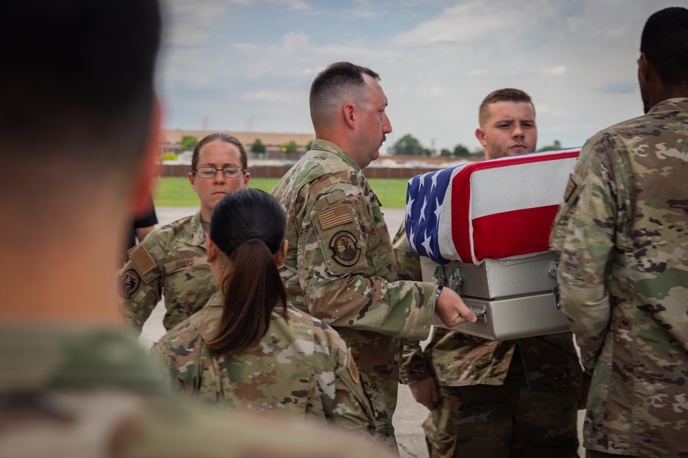 DPAA hosts Honorable Carry Ceremony at Offutt AFB