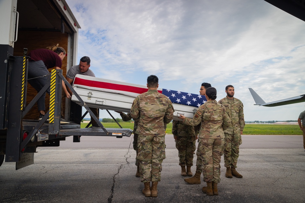 DPAA hosts Honorable Carry Ceremony at Offutt AFB
