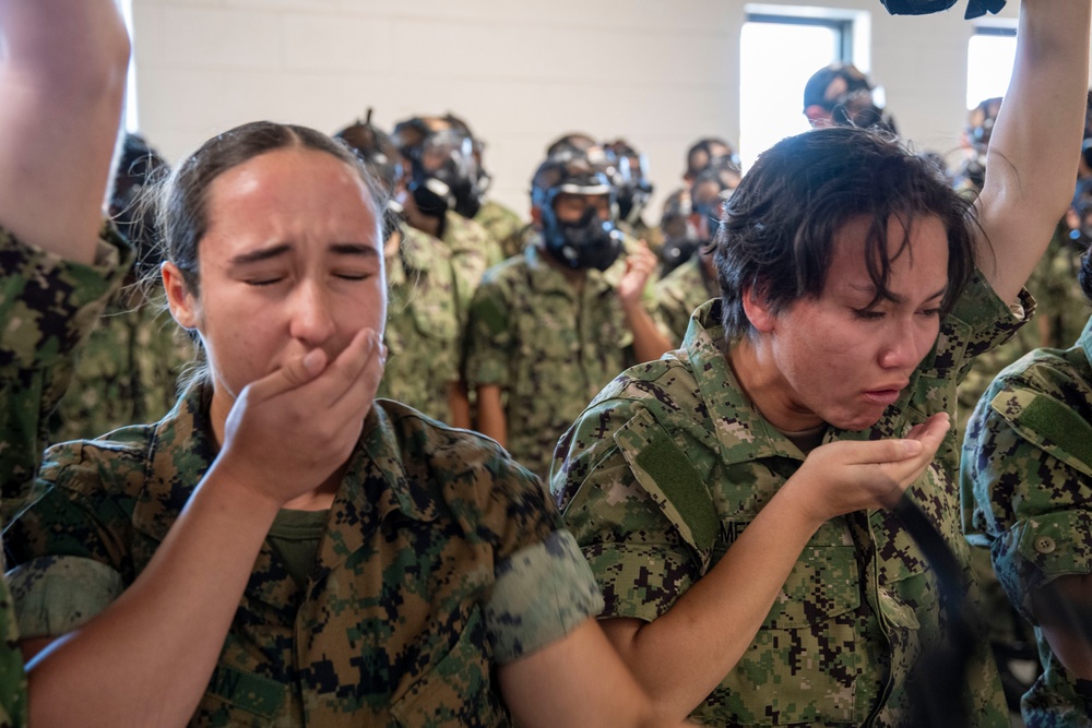 Naval Reserve Officers Training Corps (NROTC) New Student Indoctrination (NSI) Cycle 3 Confidence Chamber