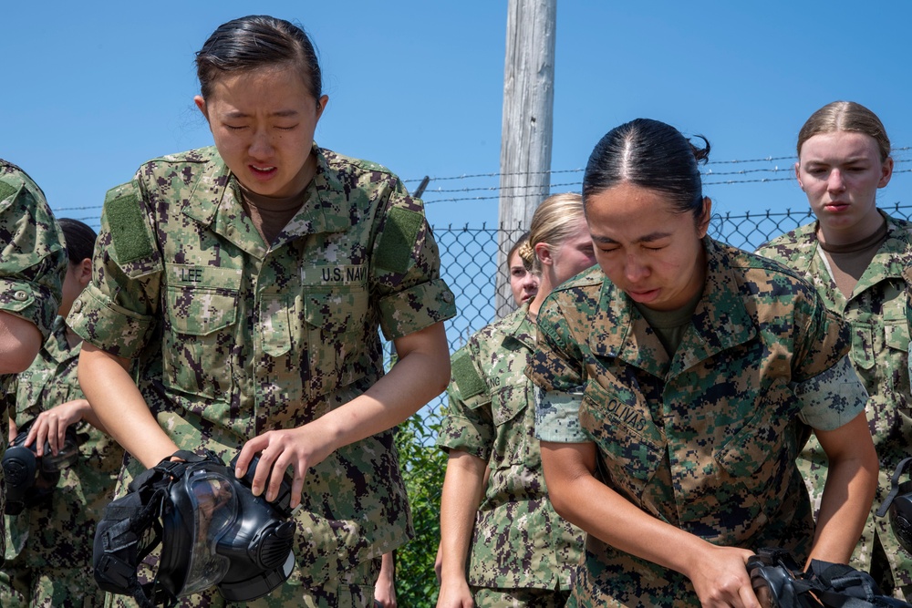 Naval Reserve Officers Training Corps (NROTC) New Student Indoctrination (NSI) Cycle 3 Confidence Chamber