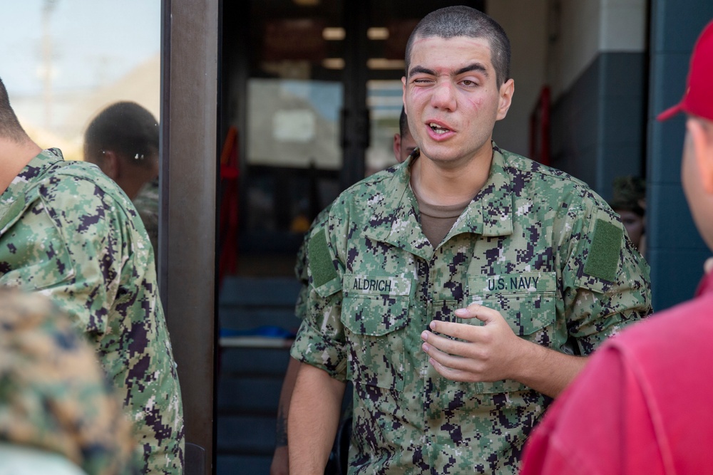 Naval Reserve Officers Training Corps (NROTC) New Student Indoctrination (NSI) Cycle 3 Confidence Chamber