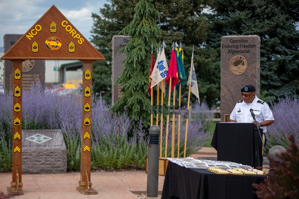 4th Infantry Division NCO Induction Ceremony