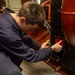 GSM3 Holt Inspects Drain Valve Aboard USS Antietam (CG 54)