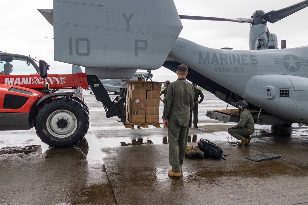 Marines Conduct Relief Efforts in Wake of Typhoon Egay