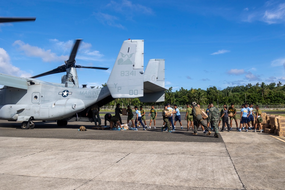 Marines Conduct Relief Efforts in Wake of Typhoon Egay