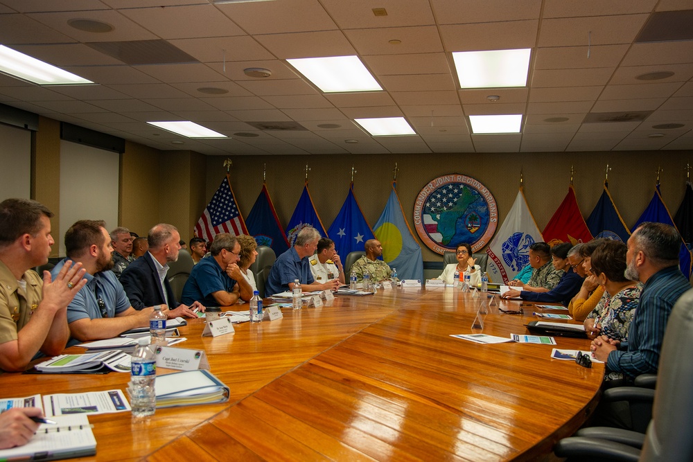 MDA and JRM Host Guam Defense System Brief with Guam Governor