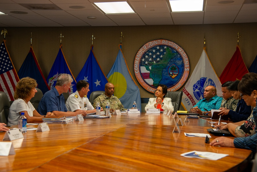 MDA and JRM Host Guam Defense System Brief with Guam Governor