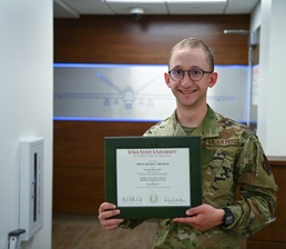 Education Highlight: Staff Sgt. Spencer Truman graduates college debt free