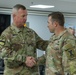 1st TSC commanding general presents commander's coins