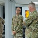 1st TSC commanding general presents commander's coins