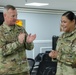 1st TSC commanding general presents commander's coins