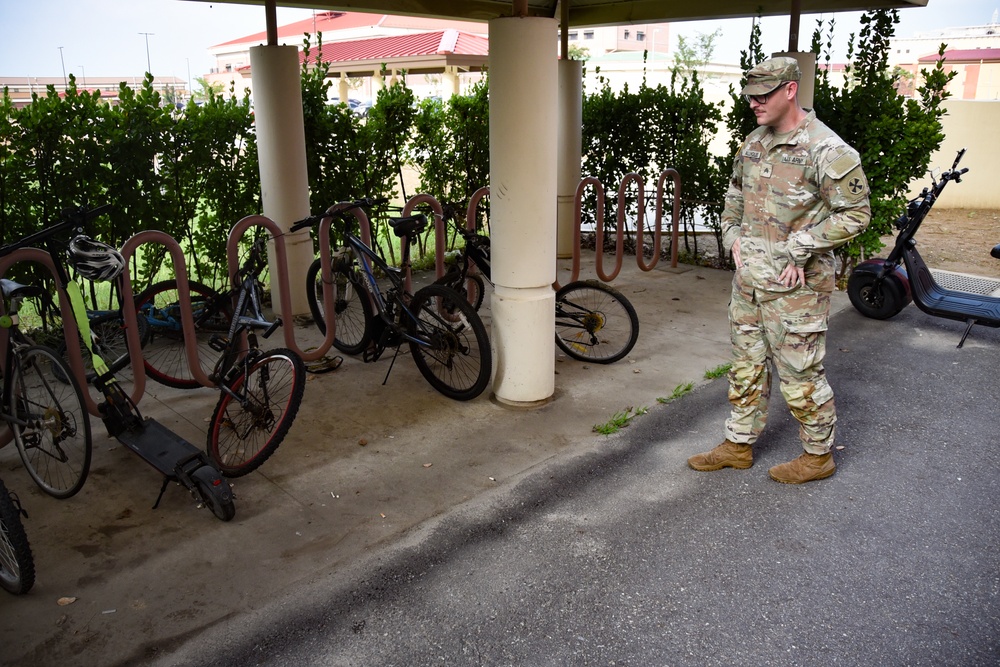 Provost Marshall re-emphasizes registration after Soldiers find trove of missing bicycles