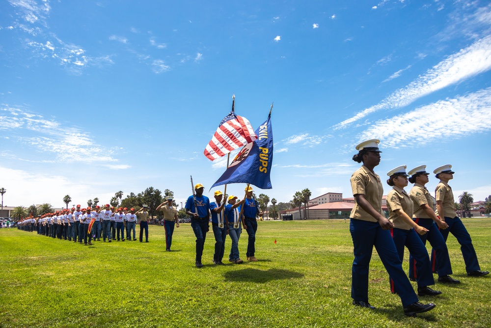 Devil Pups Youth Program for America Train at Camp Pendleton