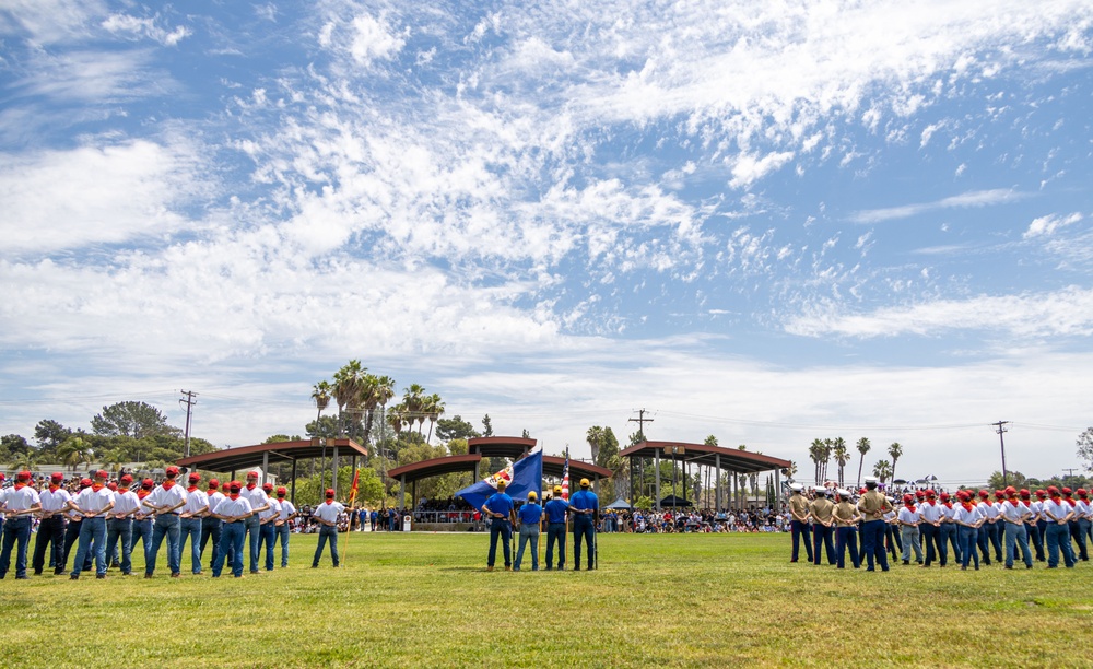 Devil Pups Youth Program for America Train at Camp Pendleton