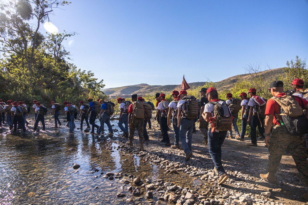 Devil Pups Youth Program for America Train at Camp Pendleton