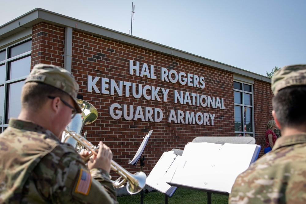 Kentucky National Guard honors U.S. Congressman Hal Rogers in armory renaming