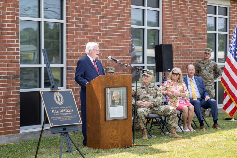 Kentucky National Guard honors U.S. Congressman Hal Rogers in armory renaming