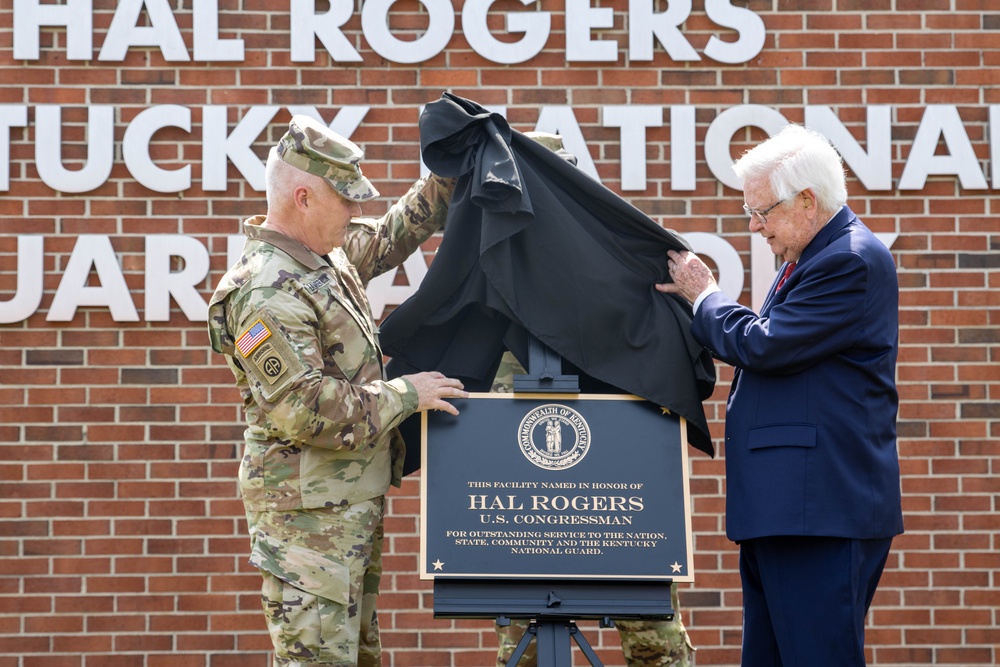 Kentucky National Guard honors U.S. Congressman Hal Rogers in armory renaming