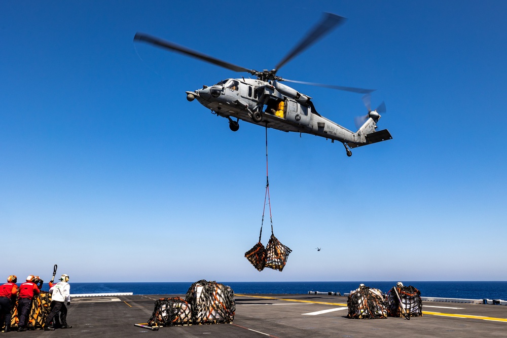 Replenishment At Sea: The BAT ARG/26th MEU(SOC) Keeps The Team Ready for Action