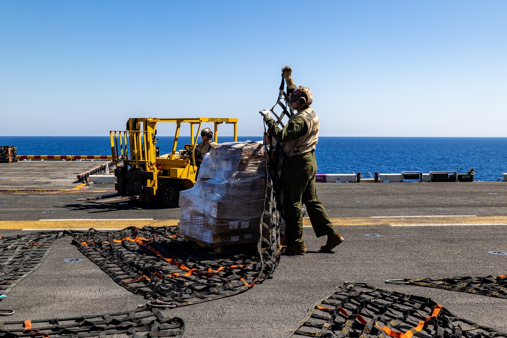 Replenishment At Sea: The BAT ARG/26th MEU(SOC) Keeps The Team Ready for Action