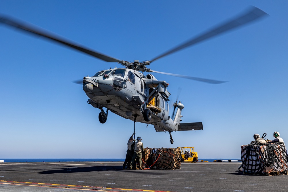 Replenishment At Sea: The BAT ARG/26th MEU(SOC) Keeps The Team Ready for Action