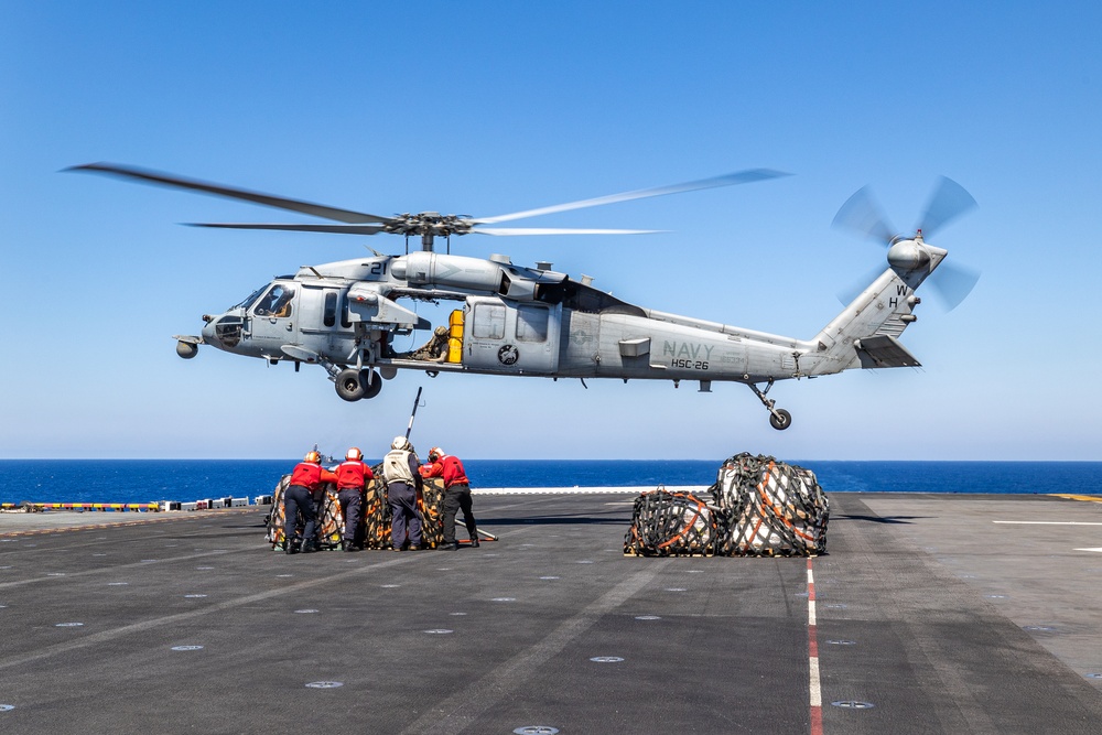 Replenishment At Sea: The BAT ARG/26th MEU(SOC) Keeps The Team Ready for Action