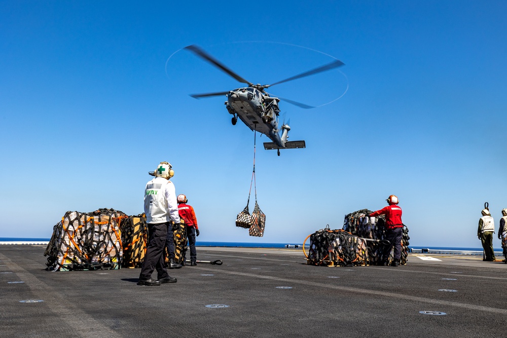 Replenishment At Sea: The BAT ARG/26th MEU(SOC) Keeps The Team Ready for Action