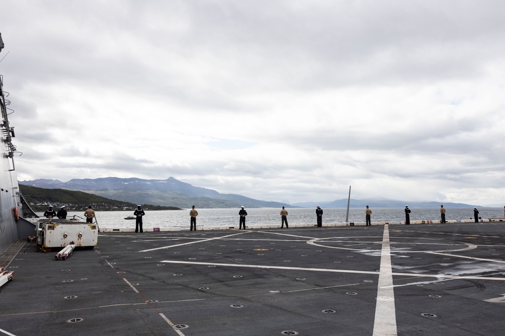 USS Mesa Verde (LPD-19) Arrives in Narvik, Norway