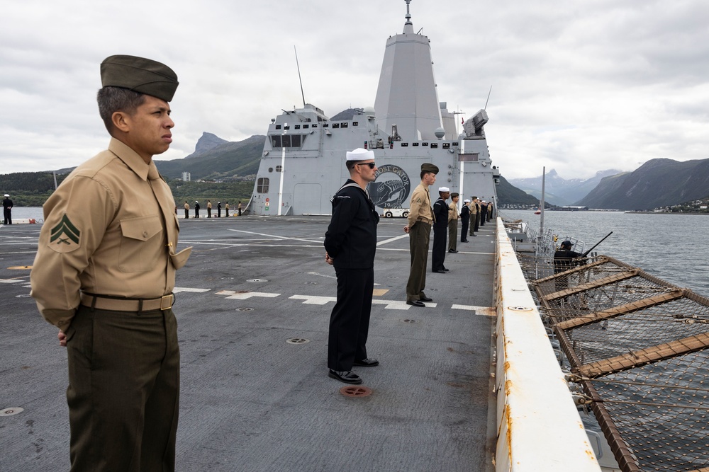 USS Mesa Verde (LPD-19) Arrives in Narvik, Norway