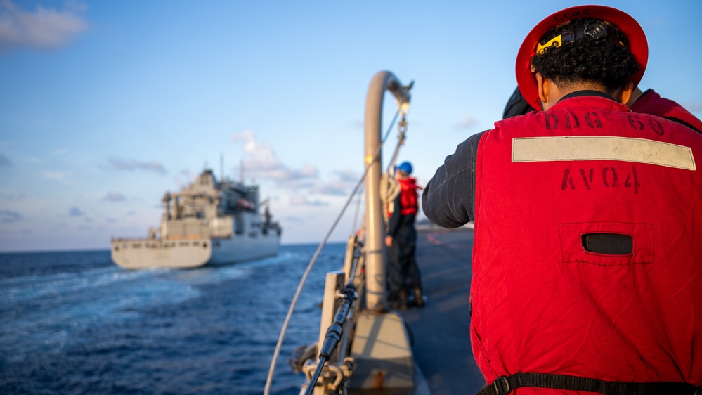 USS Sullivans Replenishment-At-Sea