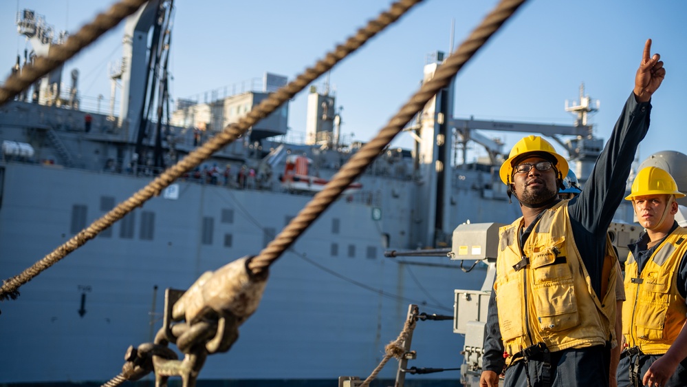 USS Sullivans Replenishment-At-Sea