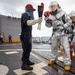 Roosevelt is on a scheduled deployment in the U.S. Naval Forces Europe area of operations, employed by the U.S. Sixth Fleet to defend U.S., allied and partner interests.