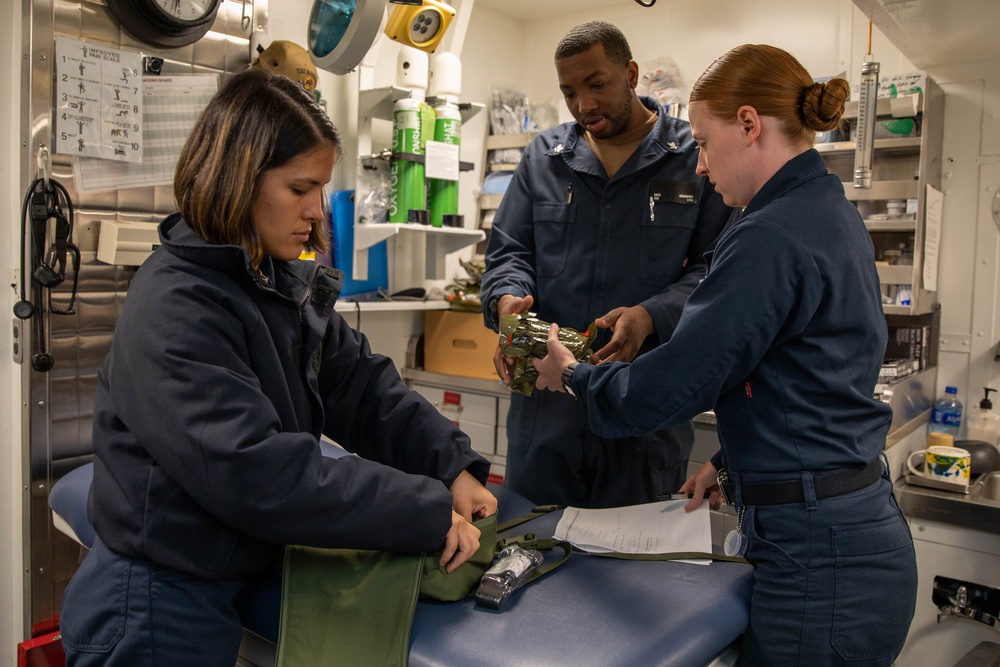 Roosevelt is on a scheduled deployment in the U.S. Naval Forces Europe area of operations, employed by the U.S. Sixth Fleet to defend U.S., allied and partner interests.