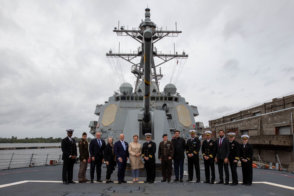 Roosevelt is on a scheduled deployment in the U.S. Naval Forces Europe area of operations, employed by the U.S. Sixth Fleet to defend U.S., allied and partner interests.