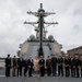 Roosevelt is on a scheduled deployment in the U.S. Naval Forces Europe area of operations, employed by the U.S. Sixth Fleet to defend U.S., allied and partner interests.