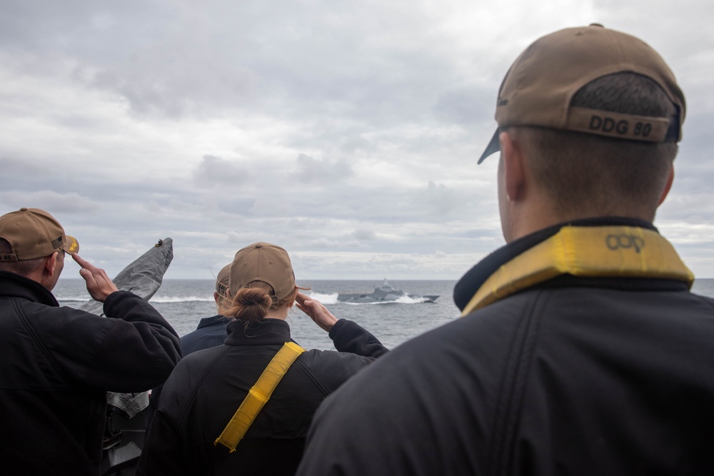 Roosevelt is on a scheduled deployment in the U.S. Naval Forces Europe area of operations, employed by the U.S. Sixth Fleet to defend U.S., allied and partner interests.