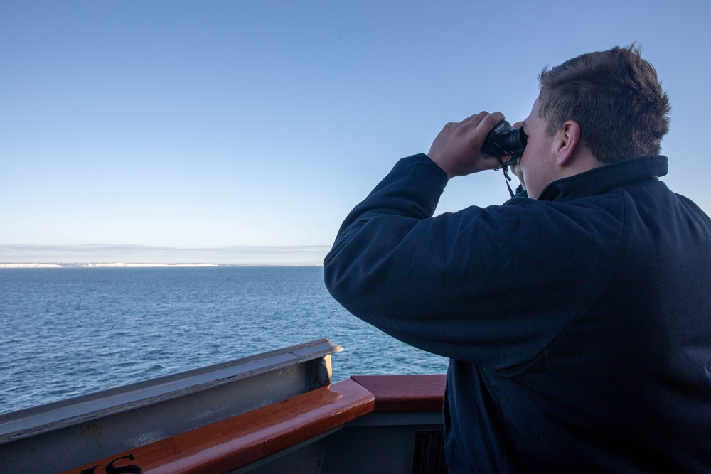Roosevelt is on a scheduled deployment in the U.S. Naval Forces Europe area of operations, employed by the U.S. Sixth Fleet to defend U.S., allied and partner interests.