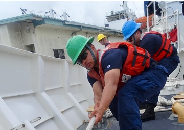USCGC Frederick Hatch in Pohnpei, FSM