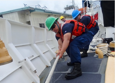 USCGC Frederick Hatch in Pohnpei, FSM