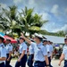 USCGC Myrtle Hazard crew marches in Saipan independence parade