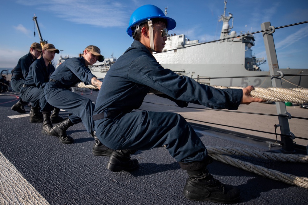 Roosevelt is on a scheduled deployment in the U.S. Naval Forces Europe area of operations, employed by the U.S. Sixth Fleet to defend U.S., allied and partner interests.