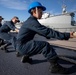 Roosevelt is on a scheduled deployment in the U.S. Naval Forces Europe area of operations, employed by the U.S. Sixth Fleet to defend U.S., allied and partner interests.