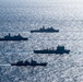 American, Australian, Japanese, and South Korean Ships Sail in Formation During Exercise Talisman Sabre