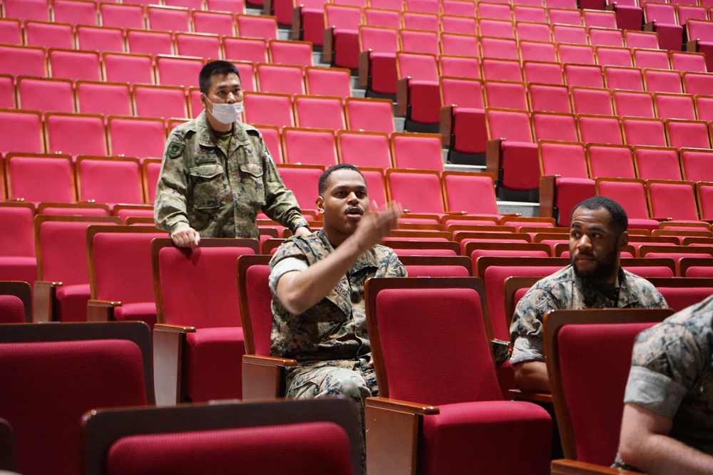 CATC Camp Fuji Marines visit the Japan Ground Self Defense Force’s High Technical School