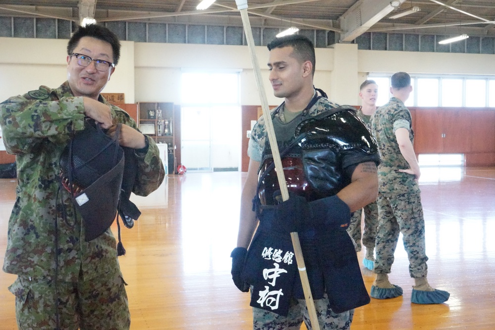 CATC Camp Fuji Marines visit the Japan Ground Self Defense Force’s High Technical School