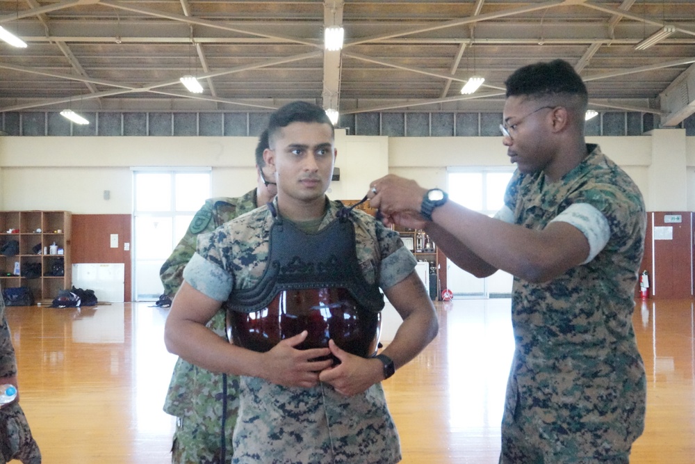 CATC Camp Fuji Marines visit the Japan Ground Self Defense Force’s High Technical School