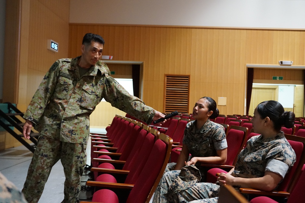 CATC Camp Fuji Marines visit the Japan Ground Self Defense Force’s High Technical School