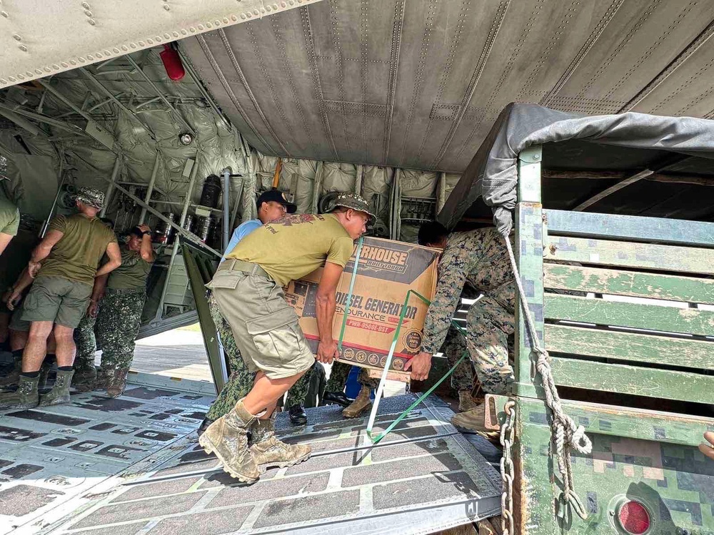 Marines Conduct Relief Efforts in Wake of Typhoon Egay