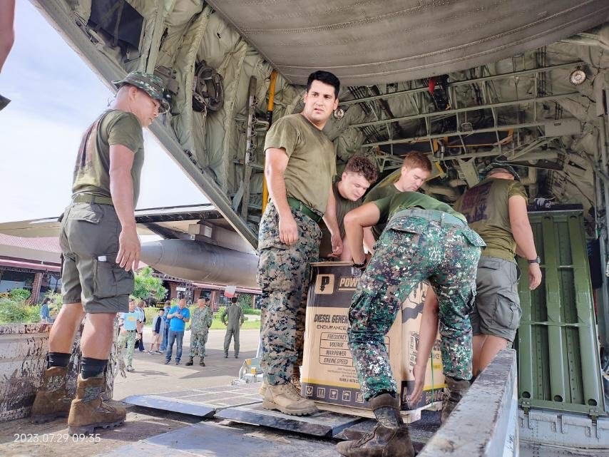 Marines Conduct Relief Efforts in Wake of Typhoon Egay